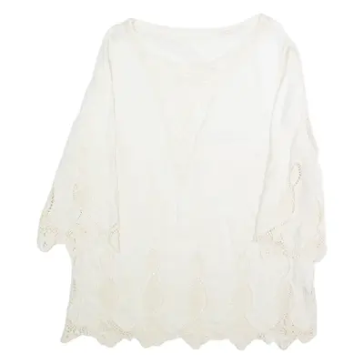 Womens Blouse Cream L