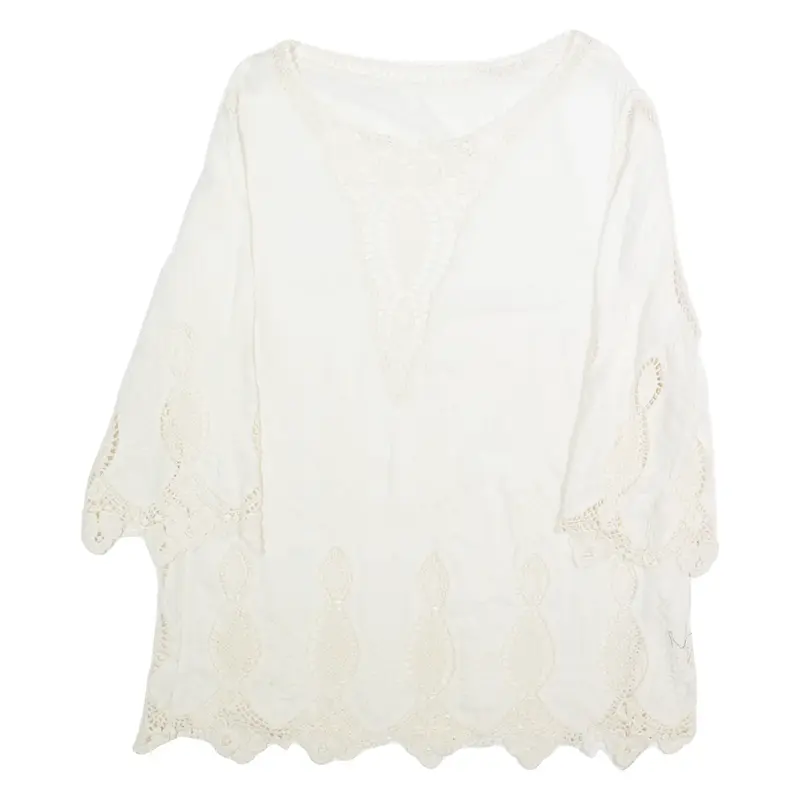 Womens Blouse Cream L