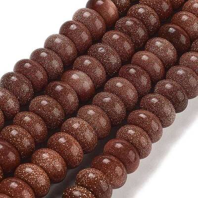 Synthetic Goldstone Beads Strands