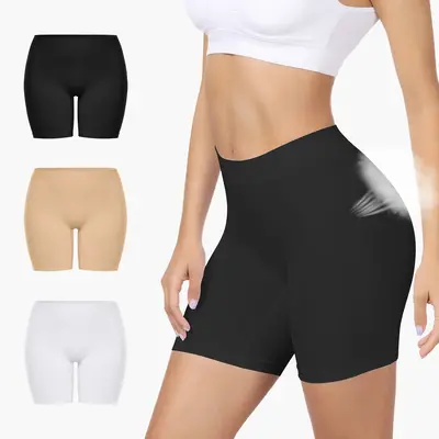 BESTENA Women's Yoga Pants Stretchy Panty Skin-Friendly Three-Piece Set Seamless Tight Shorts Tummy Control High-Cut Leggings...