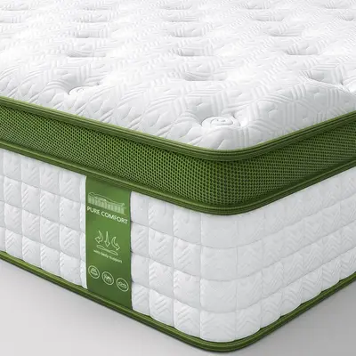 BedStory 12-14 Inch Hybrid Mattress, Full Queen King, Gel Memory Foam, Individual Innerspring for Pressure Relief & Motion Is...