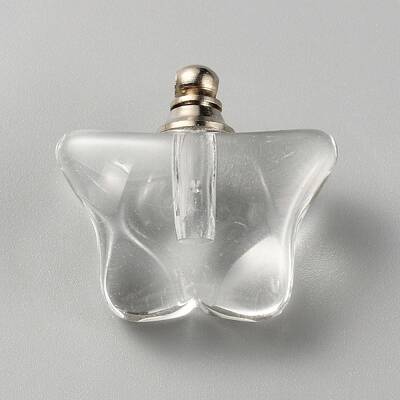 Glass Bottle Locket Pendants