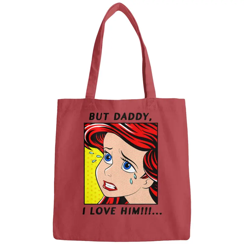 Ariel Mermaid But Daddy I Love Him Crop Top The Little Mermaid Bags