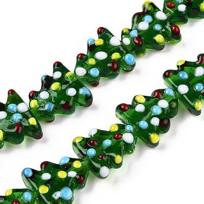 Handmade Bumpy Lampwork Beads Strands