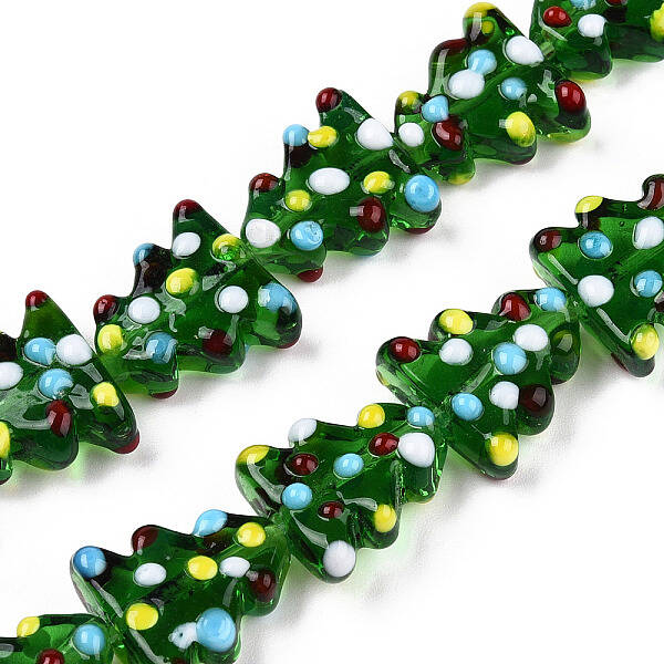 Handmade Bumpy Lampwork Beads Strands