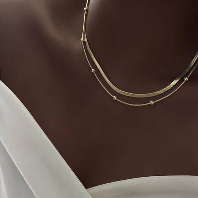 Stainless Steel Snake Chain Hip-hop Style Necklaces
