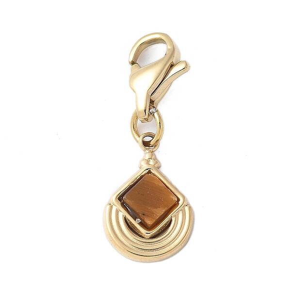 304 Stainless Steel Teardrop Pendant Decoration