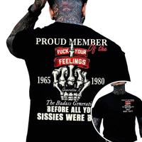 Generation X Custom Year Badass Generation T-shirt, Gen X FAFOT Shirt - 100% Cotton Womenswear Menswear, Custom Classic Colla...