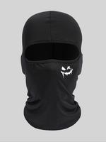 Evil Face Print Balaclava, Breathable Face Mask, Full Face Mask, Sports & Outdoor Clothing Accessories for Cycling & Outdoor ...