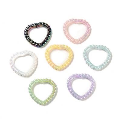 UV Plating Rainbow Iridescent Acrylic Bead Frames