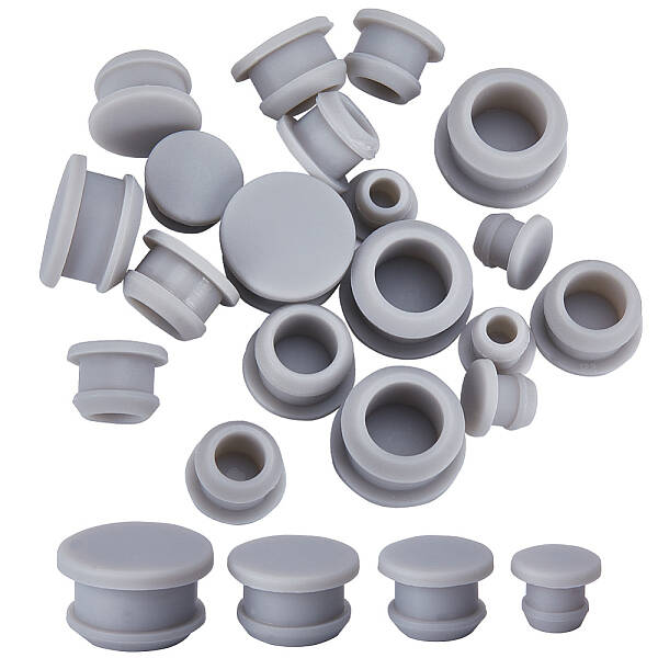 24Pcs 4 Style Silicone Bottle Seal Plug