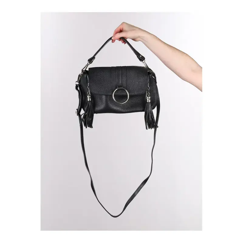 Unbranded Shoulder Bag - No Size Black Leather | Size: no size