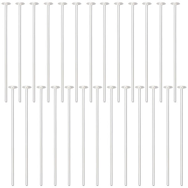 925 Sterling Silver Flat Head Pins