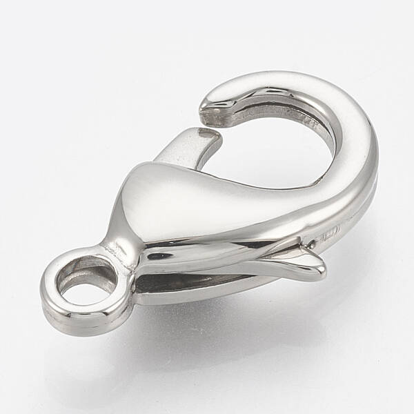 Tarnish Resistant 304 Stainless Steel Lobster Claw Clasps