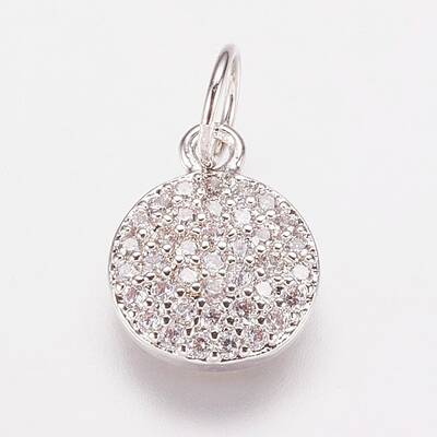 Brass Cubic Zirconia Pendants
