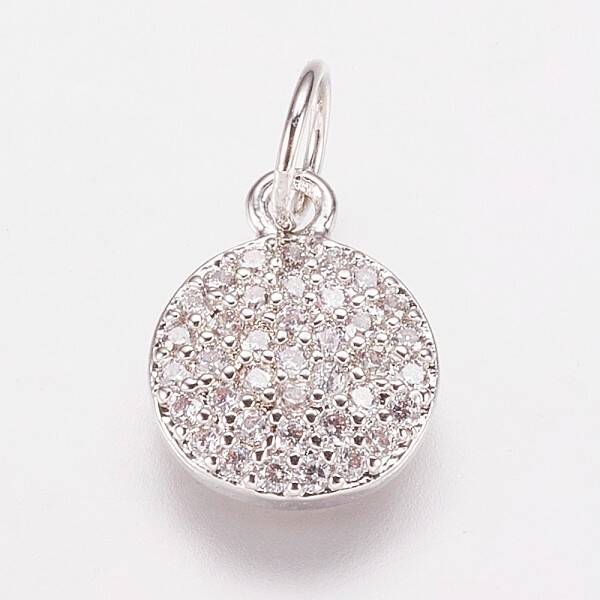 Brass Cubic Zirconia Pendants