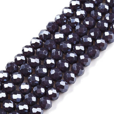 Electroplate Glass Beads Strands