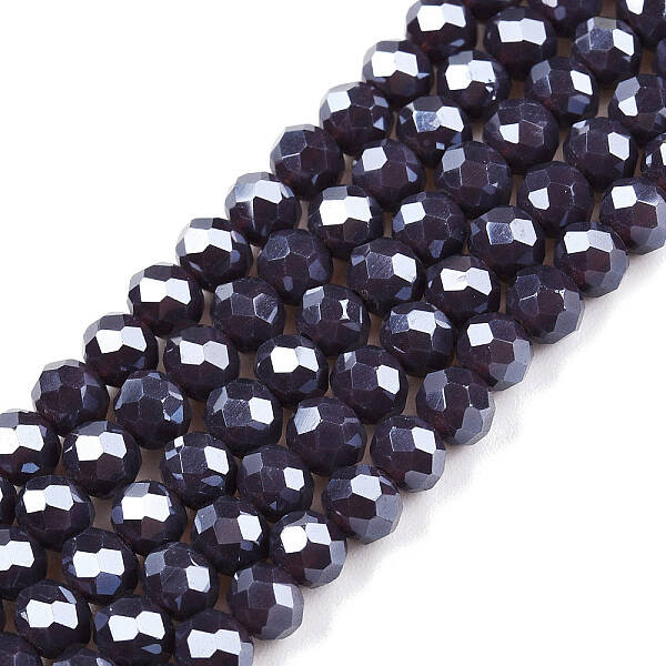 Electroplate Glass Beads Strands