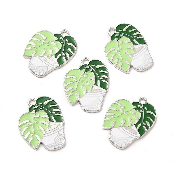 Alloy Enamel Pendants