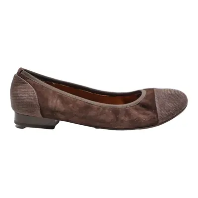 SIOUX Pump Shoes Brown Suede Womens UK 6.5