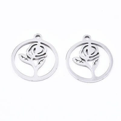 Non-Tarnish Valentine's Day 201 Stainless Steel Pendants