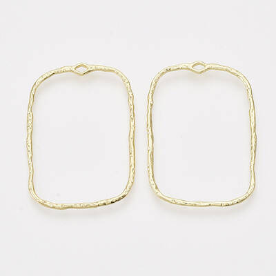 Alloy Open Back Bezel Pendants