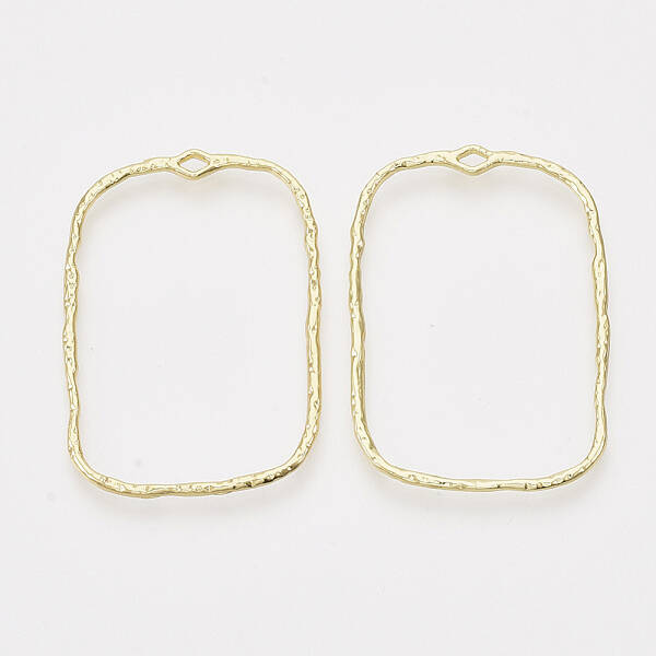 Alloy Open Back Bezel Pendants