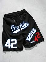 Men's Regular Fit Letter Print Shorts, Casual Comfy Breathable Shorts for Daily Outdoor Wear, Men's Bottoms for Summer