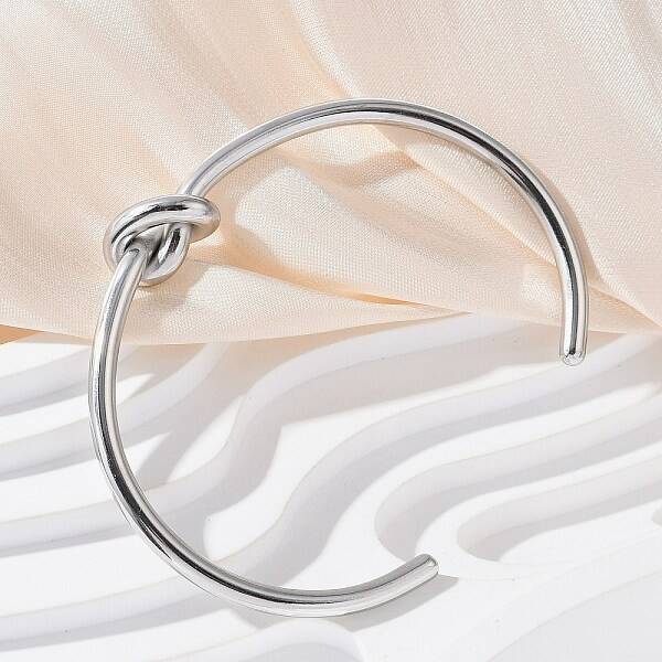 304 Stainless Steel Cuff Bangles for Women
