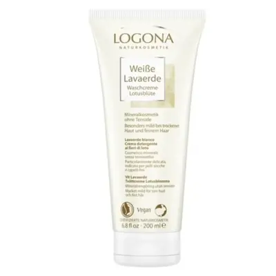 Logona White Clay & Lotus Flower Cleansing Cream, 200 ml