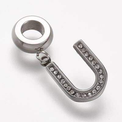 304 Stainless Steel European Dangle Charms