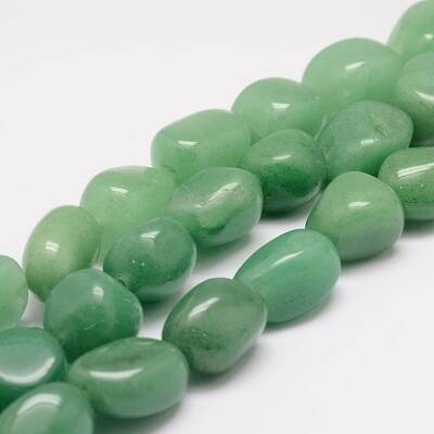 Natural Green Aventurinee Bead Strands
