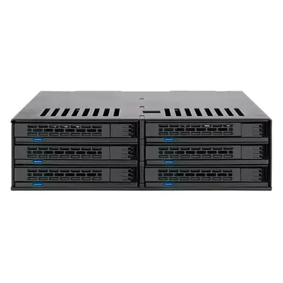 MB326SP-B ICY DOCK ExpressCage 6-Bay SATA / HDD / SSD Hot-Swap 2.5-Inch Cage for 5.25-Inch Bay