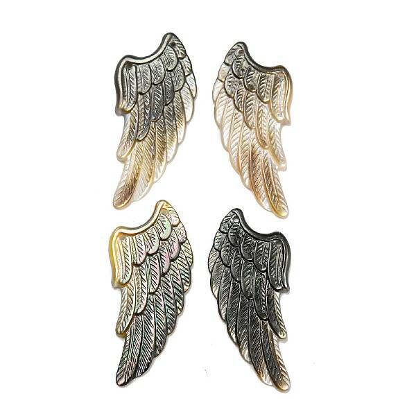 Natural Black Lip Shell Pendants