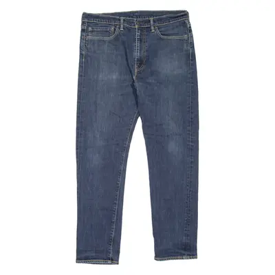 LEVI'S 522 Mens Jeans Blue Regular Tapered Stone Wash W34 L32