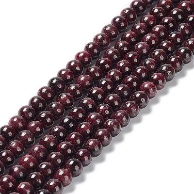 Natural Garnet Bead Strands