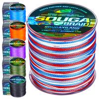 Sougayilang Fishing Line 300M/328YDS 6 Color Braided Fishing Lines  4-Strands 8-Strands PE Spinning Fishing Reel Braided Line