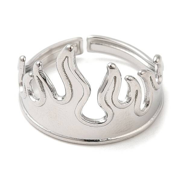 Non-Tarnish 304 Stainless Steel Open Cuff Rings