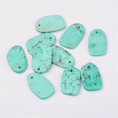 Natural Howlite Pendants