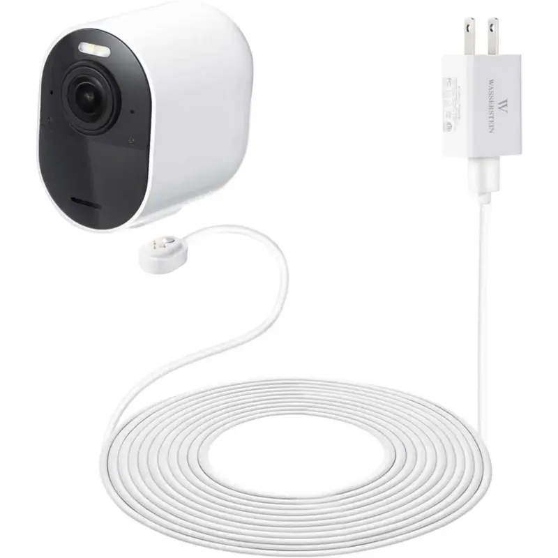Wasserstein Magnetic Charging Cable for Arlo Ultra / Ultra 2 & Pro 3 / Pro 4| Weatherproof