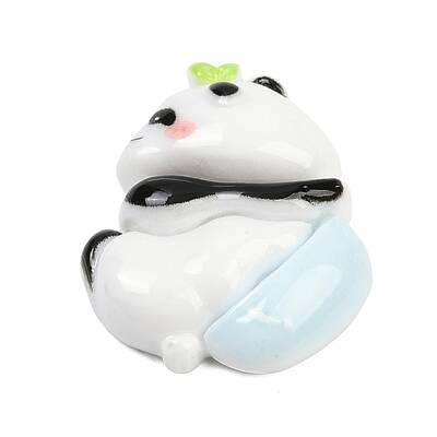 Opaque Panda Resin Cabochons