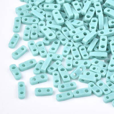 2-Hole Opaque Glass Seed Beads