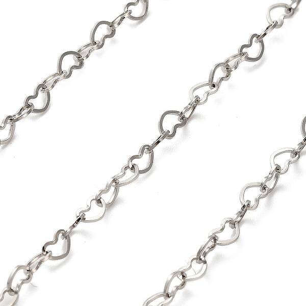 304 Stainless Steel Heart Link Chains