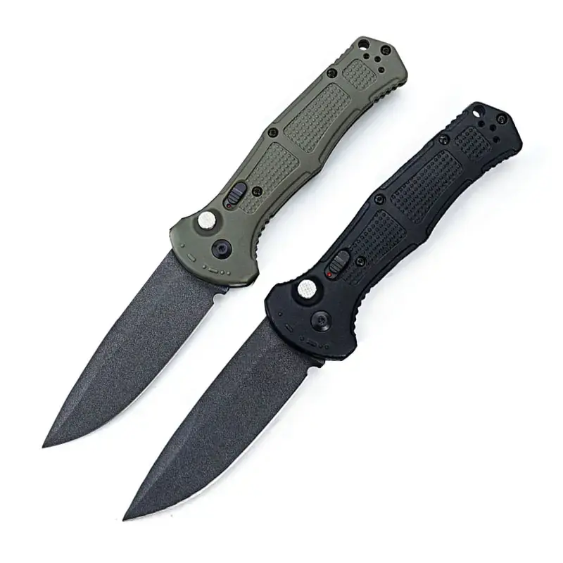 9070 D2 Steel blade nylon fiber handle folding knife, men's tactical knife, portable camping knife, pocket folding knife, mul...