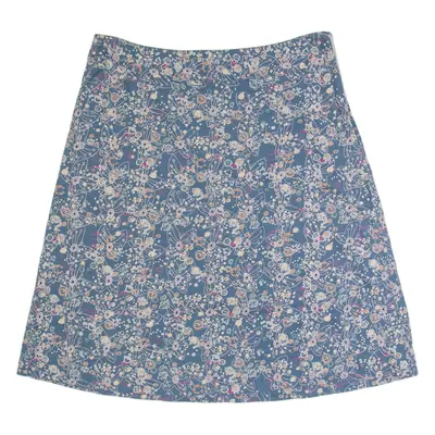 WHITE STUFF Womens Straight Skirt Blue Knee Length Floral UK 8