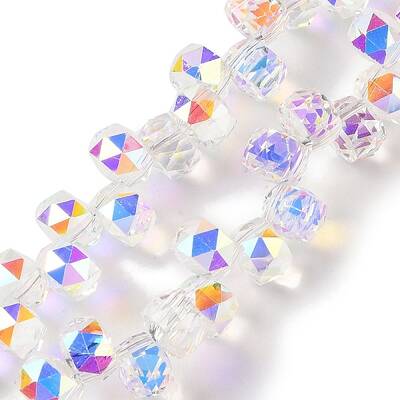 AB Color Plated Electroplate Beads Strands