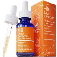 Korean Facial Serum - Day Glow Serum with Vitamin C for Sun Spots, Acne Scars, Skin Repair, Comfort and Clear - Daily Skincar...