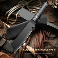 Outdoor Camping Knife,Knife with Leather Protective Cover,Multifunctional Knife for Home Kitchen & Outdoor Camping