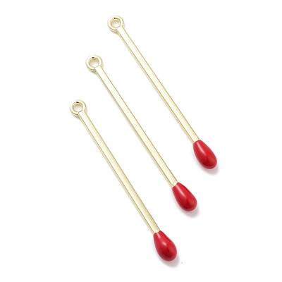 Rack Plating Alloy Enamel Pendants