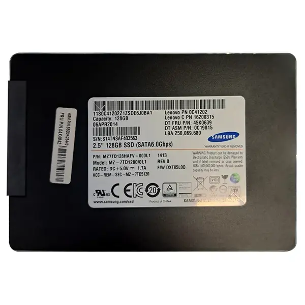 04X4042 Lenovo 128GB Triple-Level Cell SATA 6Gb/s 2.5-Inch Solid State Drive